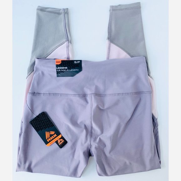 NWT Women's RBX multi color athletic leggings S/P - Picture 3 of 3